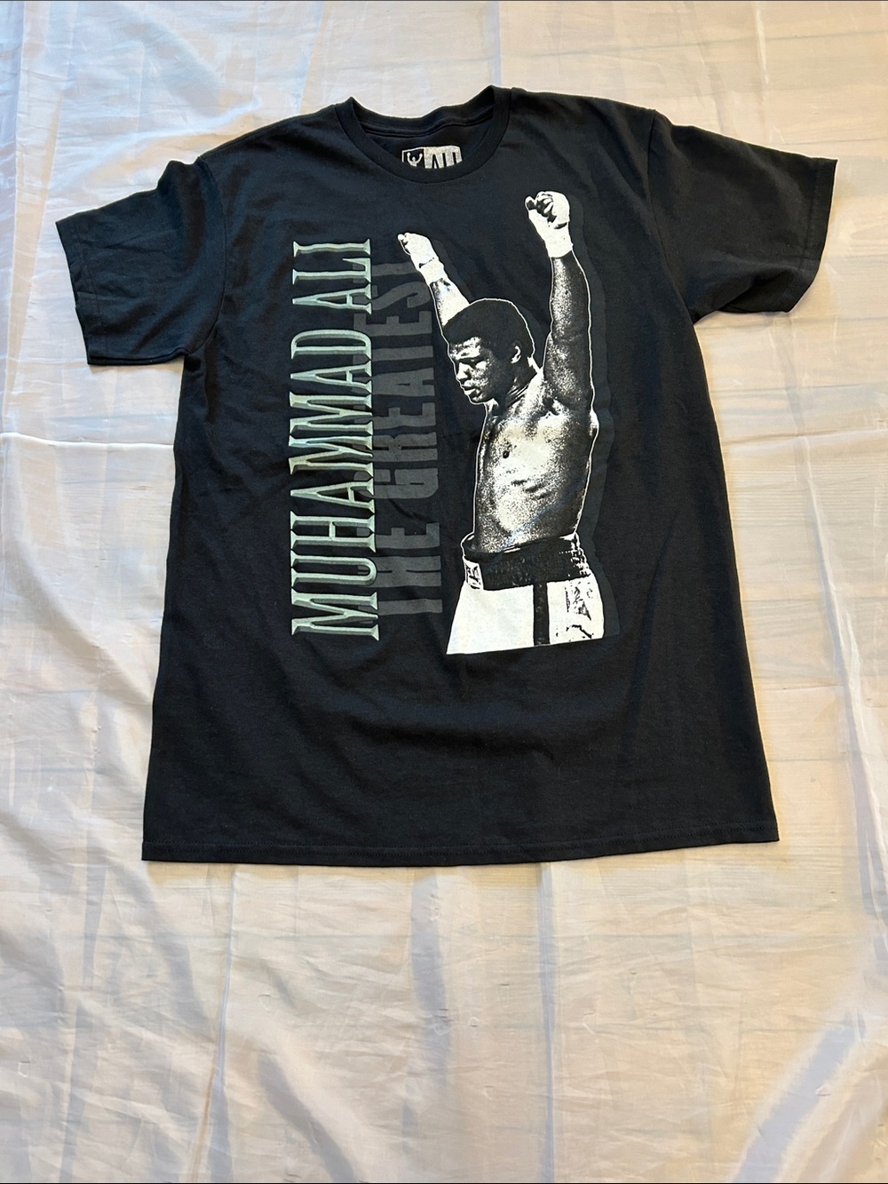 Black Muhammad Ali Graphic Short Sleeve Tee